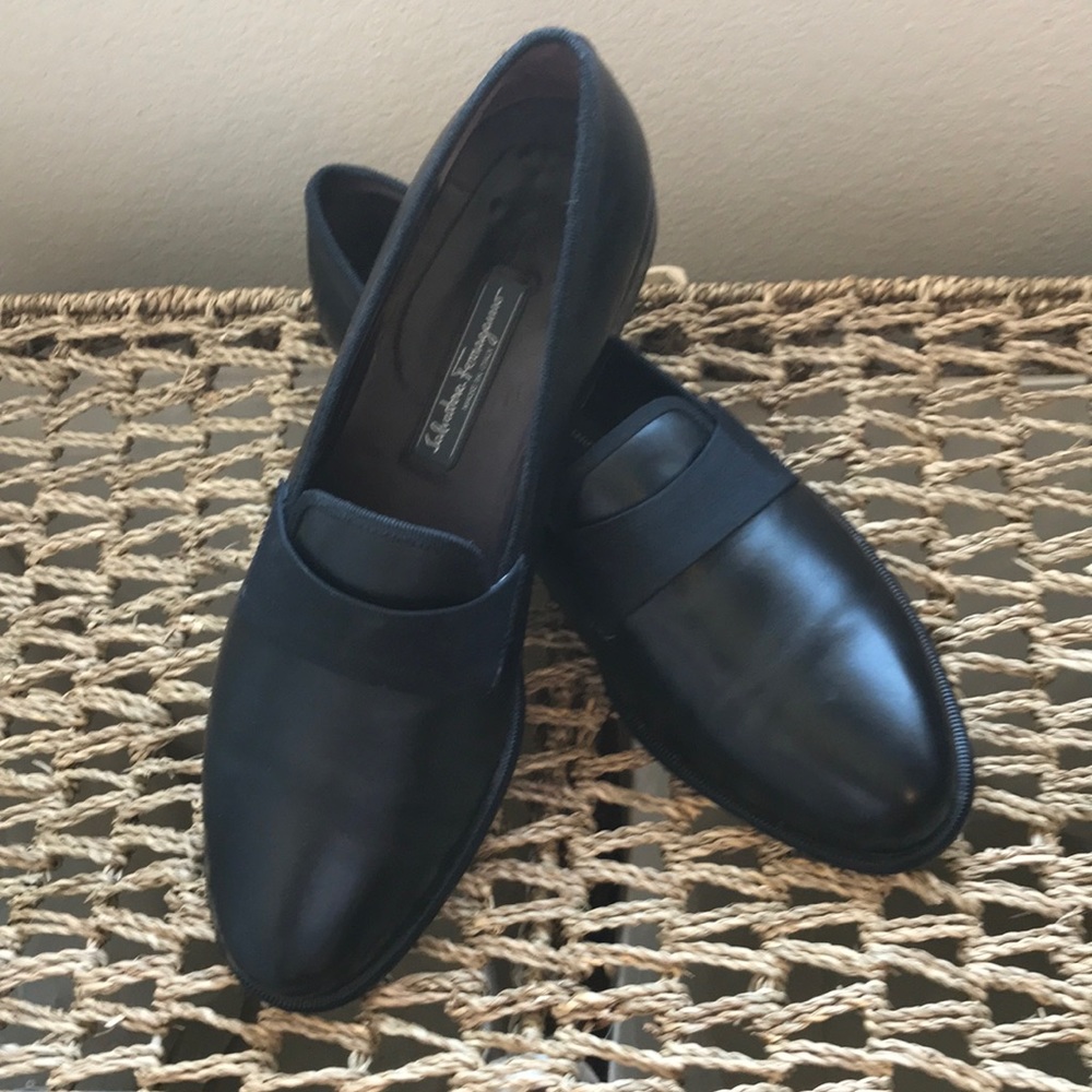 Ferragamo Tuxedo Slip Ons